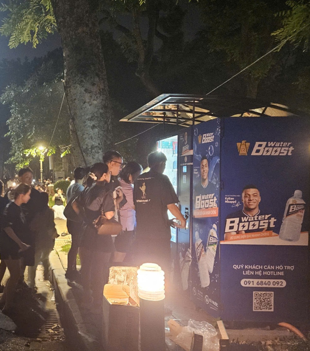 Máy bán hàng tự động tại Công viên Thống Nhất